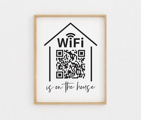 wifi QR code for home